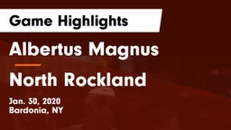 Albertus Magnus  vs North Rockland  Game Highlights - Jan. 30, 2020