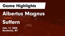 Albertus Magnus  vs Suffern  Game Highlights - Feb. 11, 2020
