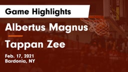Albertus Magnus  vs Tappan Zee  Game Highlights - Feb. 17, 2021