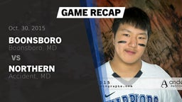 Recap: Boonsboro  vs. Northern  2015