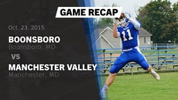 Recap: Boonsboro  vs. Manchester Valley  2015