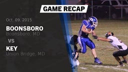 Recap: Boonsboro  vs. Key  2015