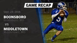 Recap: Boonsboro  vs. Middletown  2016