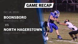 Recap: Boonsboro  vs. North Hagerstown  2016