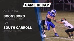 Recap: Boonsboro  vs. South Carroll  2016