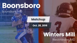 Matchup: Boonsboro vs. Winters Mill  2016