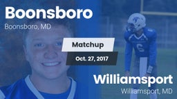 Matchup: Boonsboro vs. Williamsport  2017