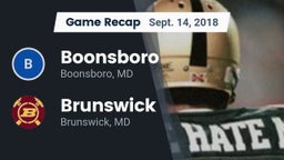 Recap: Boonsboro  vs. Brunswick  2018