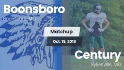 Matchup: Boonsboro vs. Century  2018