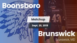 Matchup: Boonsboro vs. Brunswick  2019