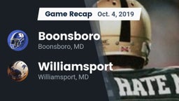 Recap: Boonsboro  vs. Williamsport  2019