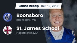 Recap: Boonsboro  vs. St. James School 2019