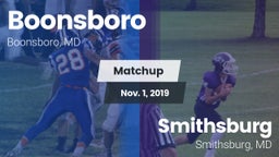 Matchup: Boonsboro vs. Smithsburg  2019