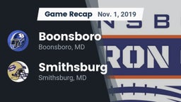 Recap: Boonsboro  vs. Smithsburg  2019