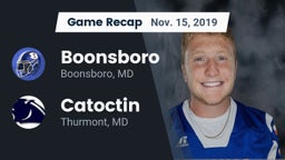 Recap: Boonsboro  vs. Catoctin  2019