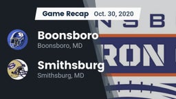 Recap: Boonsboro  vs. Smithsburg  2020