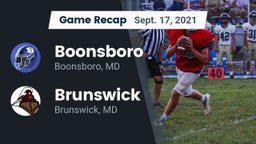 Recap: Boonsboro  vs. Brunswick  2021