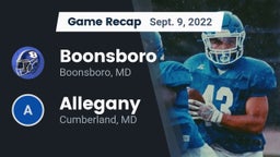 Recap: Boonsboro  vs. Allegany  2022
