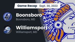 Recap: Boonsboro  vs. Williamsport  2022