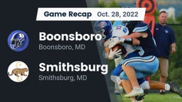 Recap: Boonsboro  vs. Smithsburg  2022