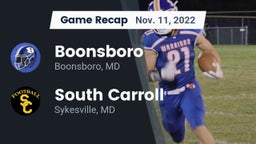 Recap: Boonsboro  vs. South Carroll  2022