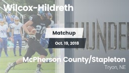 Matchup: Wilcox-Hildreth vs. McPherson County/Stapleton 2018