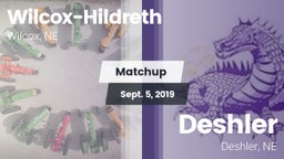 Matchup: Wilcox-Hildreth vs. Deshler  2019