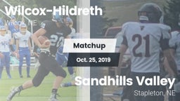 Matchup: Wilcox-Hildreth vs. Sandhills Valley 2019
