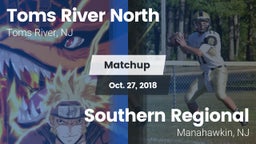 Matchup: Toms River North vs. Southern Regional  2018