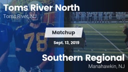 Matchup: Toms River North vs. Southern Regional  2019