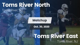 Matchup: Toms River North vs. Toms River East  2020