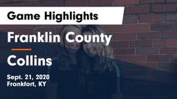 Franklin County  vs Collins  Game Highlights - Sept. 21, 2020