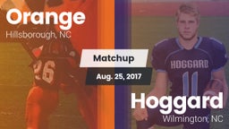 Matchup: Orange vs. Hoggard  2017