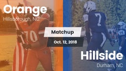 Matchup: Orange vs. Hillside  2018