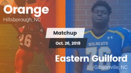 Matchup: Orange vs. Eastern Guilford  2018