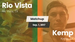 Matchup: Rio Vista vs. Kemp  2017