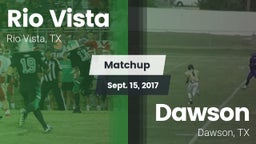 Matchup: Rio Vista vs. Dawson  2017