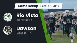 Recap: Rio Vista  vs. Dawson  2017
