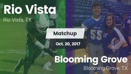 Matchup: Rio Vista vs. Blooming Grove  2017