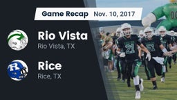 Recap: Rio Vista  vs. Rice  2017