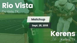 Matchup: Rio Vista vs. Kerens  2018