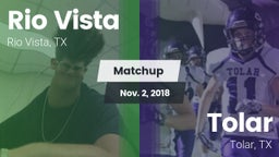 Matchup: Rio Vista vs. Tolar  2018