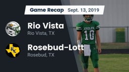 Recap: Rio Vista  vs. Rosebud-Lott  2019