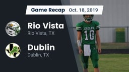 Recap: Rio Vista  vs. Dublin  2019