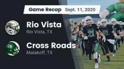 Recap: Rio Vista  vs. Cross Roads  2020