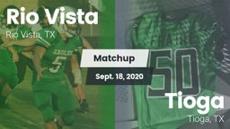 Matchup: Rio Vista vs. Tioga  2020