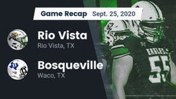 Recap: Rio Vista  vs. Bosqueville  2020