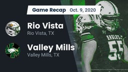 Recap: Rio Vista  vs. Valley Mills  2020