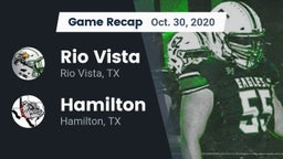 Recap: Rio Vista  vs. Hamilton  2020