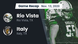 Recap: Rio Vista  vs. Italy  2020